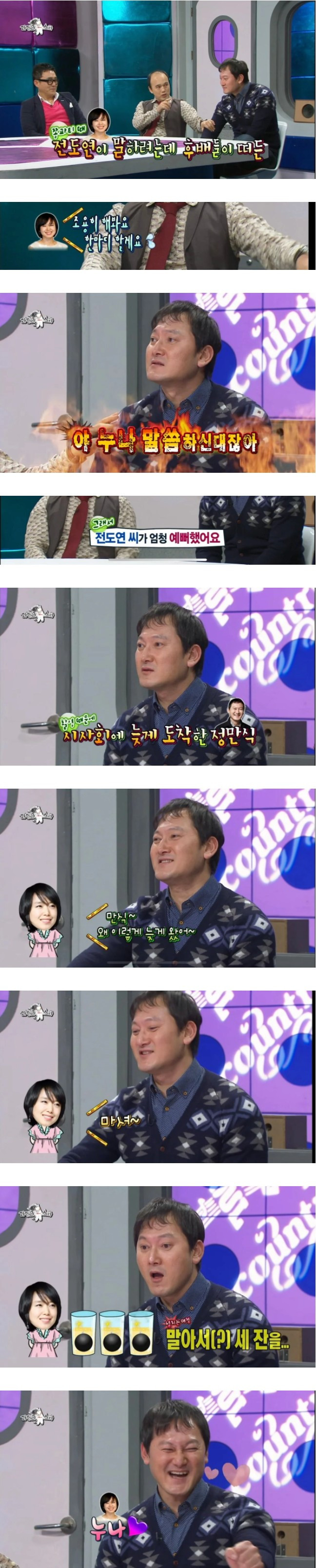 전도연 누나에게 이쁨 받았다는 정만식