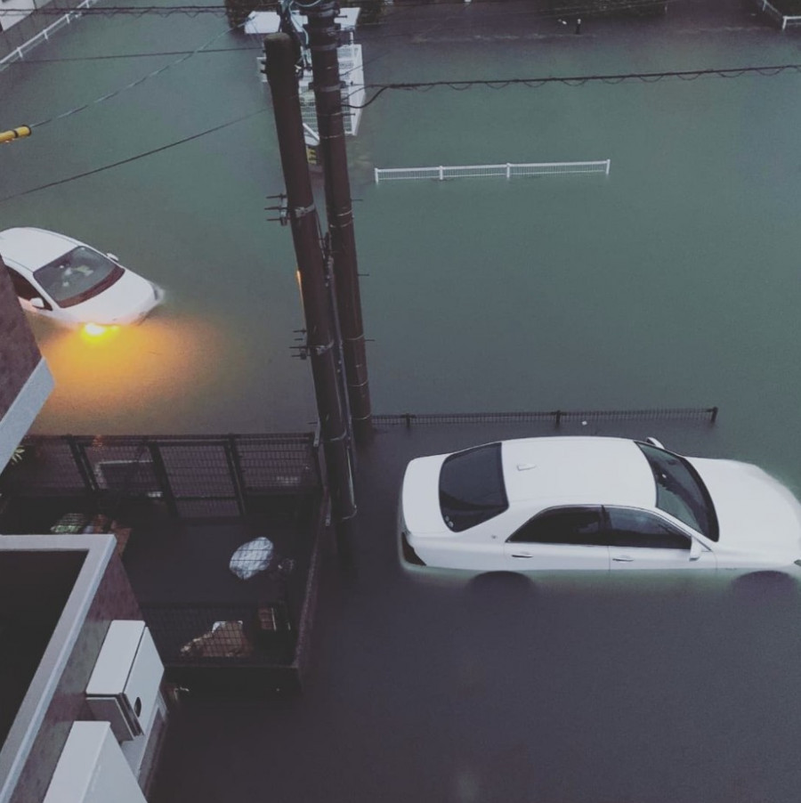 현재 관측역사상 최대호우량 예상중인 곳