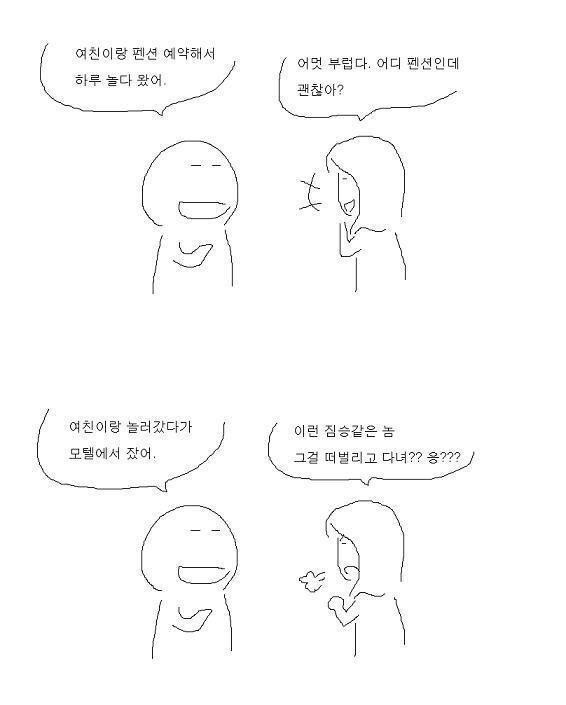 펜션과 모텔의 차이
