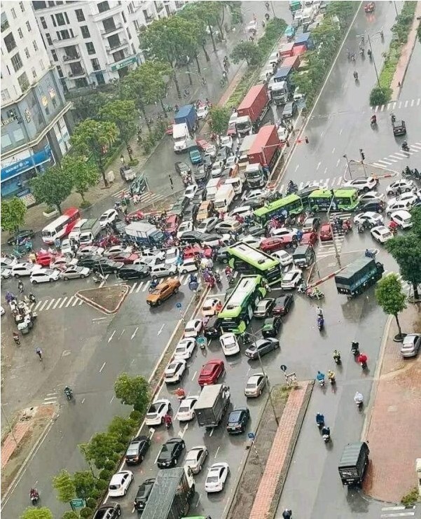 어메이징.. 베트남의 교통체증 수준