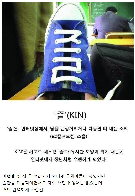 이제 거의 완벽하게 사장된 인터넷 유행어