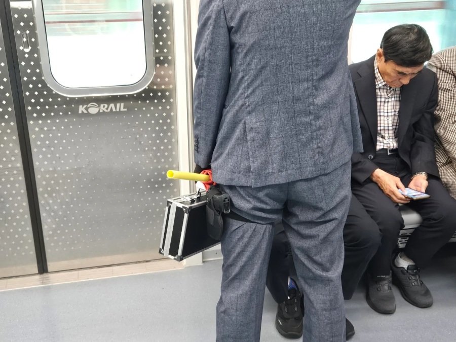 지하철경찰대에 잡혀간 1호선남